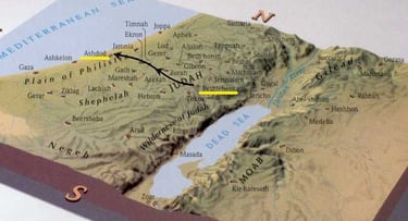 Από τη Βηθλεέμ στην Άζωτο (Ασηδώθ) , From bethlehem to Ashedoth