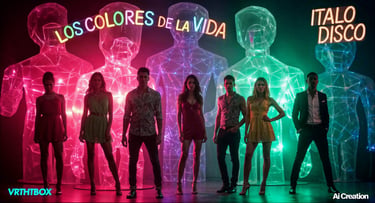 Canción Los colores de la vida, iTALO DISCO,  VRTHTBOX 