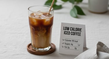 Low calorie ices coffee