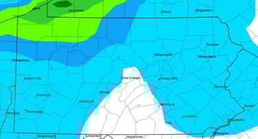 Snow Forecast map