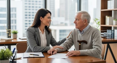 Atendimento jurídico para curatela e interdição de incapaz