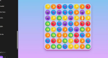 Lovable AI generated level map screen showing hundreds of game levels.