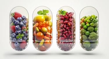 Alimentos dentro de cápsulas