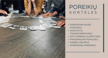 poreikių kortelės