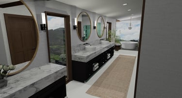 SkyHaven Timber Frame Mountain Home Ensuite-1 Render