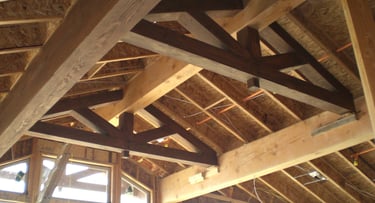 Highland Hills Timber Frame Mountain Home Frame-6