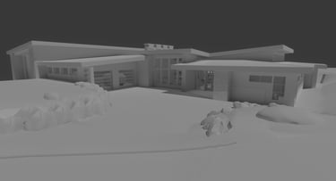 Vista Valley Contemporary Home Clay Build Front
