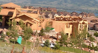 Elkhorn Timber Frame Mountain Home Frame-1