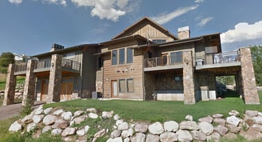 Elkridge Timber Frame Mountain Home Side