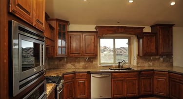 Elkview Hills Mountain Home Kitchen