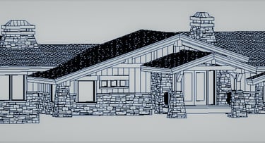 Pineview Estates Mountain Home Line Render
