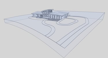 Harmony Contemporary Home Glass Plat