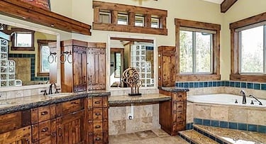 Serenity Hills Timber Frame Mountain Home Ensuite-1