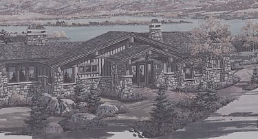 Pineview Estates Mountain Home Render