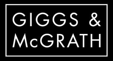 Giggs & McGrath company logo displayed alongside a client testimonial for workplace mental health
