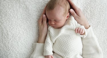 Lincolnshire newborn photography in soft tones
