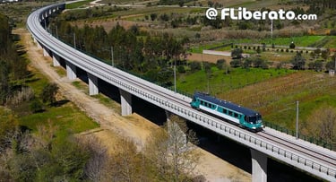 Allan VIP da IP Infraestruturas de Portugal na Concordância da Mealhada em visita técnica à linha da Beira Alta