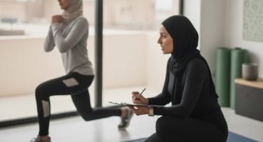 coach sportive, anime une séance de coaching à domicile pour femme à Rabat