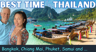 Randy and Joy discuss the weather and seasons in Bangkok, Chiang Mai, Phuket, Pattaya and Koh Samui.
