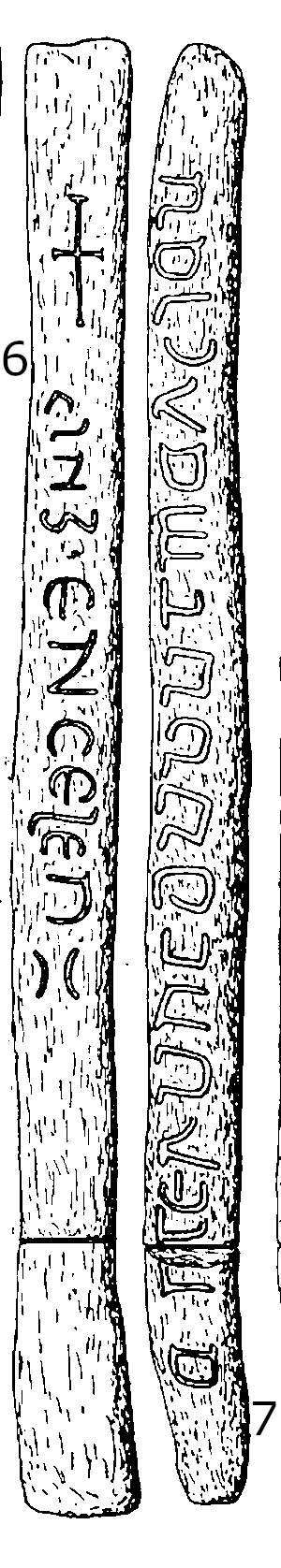Towyn Runestone 1033 lines 5 and 6 - County Merioneth, Wales