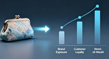 A GWP cosmetic pouch driving growth in brand exposure, customer loyalty, and word-of-mouth.