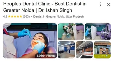 Peoples Dental Clinic dentist in greater noida reviews