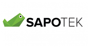 a logo for sapo tek