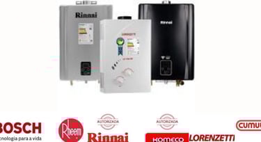 aquecedor rinnai lorenzetti komeco bosch rhemm kobe loja de aquecedores venda aquecedor de gás 