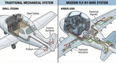 a diagram of a small airplane with a jet engine