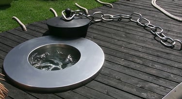 Water Sculpture Waste Plug By Mark Richard Hall