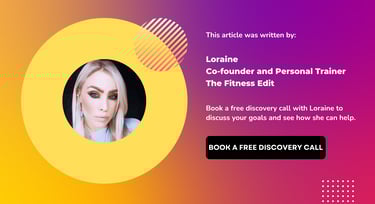 fitness blog author banner loraine online fitness coach