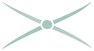 Teal crossing icon symbolising a threshold or turning point on The Living Path.