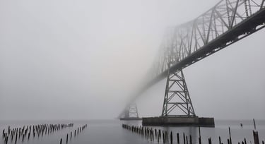 Astoria-Megler bridge in Astoria, Oregon. 