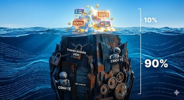 Những gì bạn thấy chỉ là bề nổi, rủi ro thực sự nằm bên dưới.