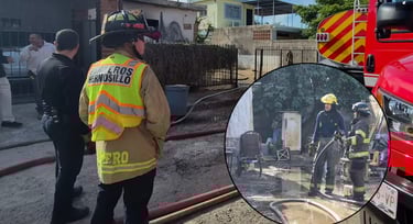 Incendio en Hermosillo deja pérdida total, nadie murió.