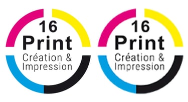 vectorisation logo 16 Print charente