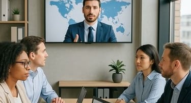Exercício de interpretação de texto em inglês sobre o futuro do inglês no mercado de trabalho.