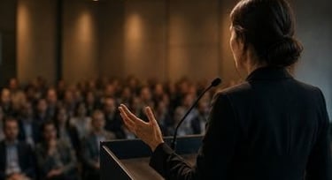 Atividade de listening em inglês sobre confiança, fluência e bloqueios emocionais ao falar inglês.