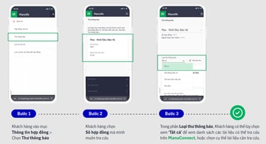 Cách tải hợp đồng điện tử trên Hợp đồng của tôi Manulife