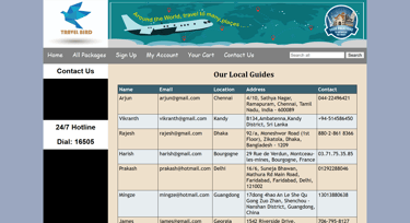 Travel Agency Management System - About Us Page