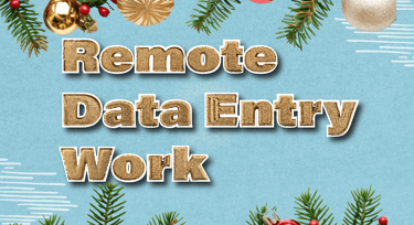 Remote Data entry work