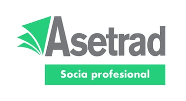 Socia profesional de la Asociación Española de Traductores, Correctores e Intérpretes (Asetrad)