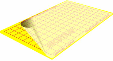 modelo de placa adhesiva para moscas