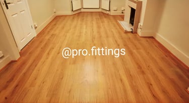 Laminate flooring fitted by Pro Fittings Ltd in Stratford