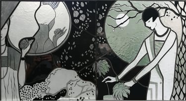 Vitraux d'art, Petit Palais, Exposition, The Art of Making, Édith Théret, Création