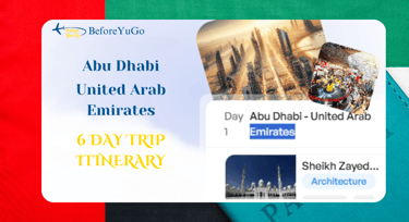 free itinerary