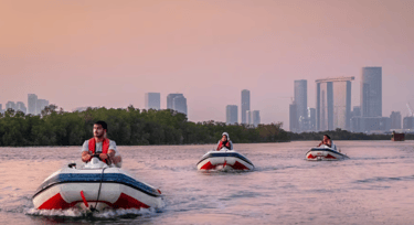 Yas Island Self-Driving Guided Speedboat Tour
