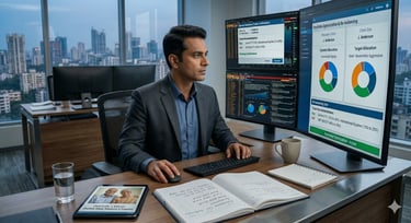 Advisor optimizing client portfolio AI generated