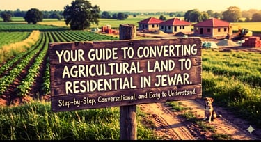 how to convert agricultural land to residential in jewar