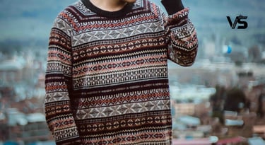jacquard sweater